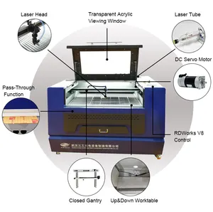 ARGUS 100w gravador a laser co2 1390 máquina a laser de pedra acrílica para gravação e corte em madeira