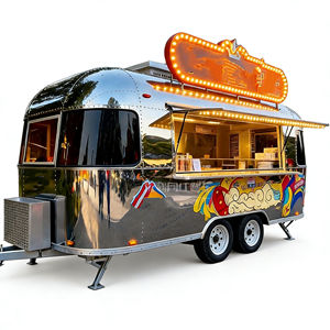 Remolque de Comida Móvil de Acero Inoxidable de Lujo con Cocina Completa, Cafetería y Barbacoa para Catering de Dulces y Papas Fritas, Uso en Interiores y Exteriores - Product Image 5