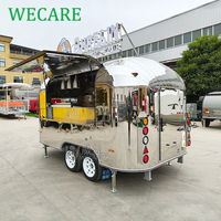 Camion de café mobile WECARE, camion de bubble tea, camion de glaces, remorque alimentaire, camion de pop-corn, camion de barbecue turc, remorque alimentaire avec équipement de cuisine complet