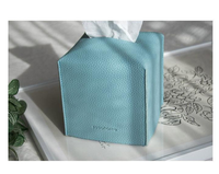 Boîte à mouchoirs en cuir YY, étui carré en cuir PU pour table basse, livraison rapide