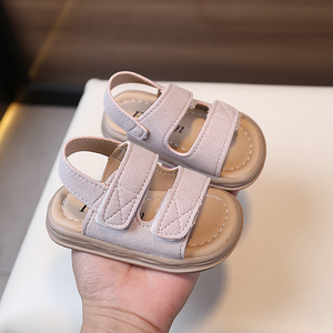 Sommerschuhe für Mädchen Großhandel Gummis ohle Günstige Kinderschuhe Kindermode New Ankle Toddler Casual Baby Boy Sandalen - Product Image 3