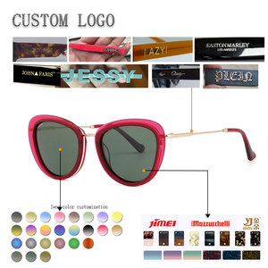 Gafas de sol tipo ojo de gato para mujer, lentes degradadas con montura completa, protección UV 100%, protección solar para adultos - Product Image 2