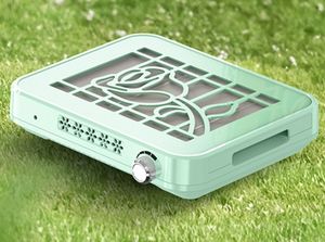 Aspirateur de poussière d'ongles électrique, panneau de modélisation floral, dissolvant de vernis à ongles, prise <span class=keywords><strong>B4</strong></span>, 24W, prise UE, plastique ABS, grande aspiration - Product Image 2