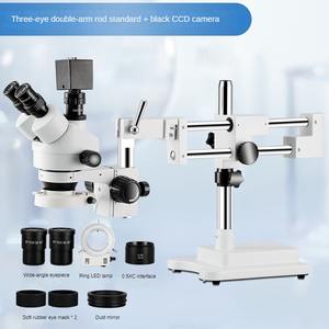 0.7〜4.5xダブルアームユニバーサルポールスタンドズームステレオ顕微鏡 - Product Image 2