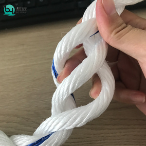 Cordon en polypropylène torsadé à <span class=keywords><strong>3</strong></span> brins de <span class=keywords><strong>8</strong></span> mm, <span class=keywords><strong>corde</strong></span> de pêche, <span class=keywords><strong>corde</strong></span> marine, ligne d'amarrage pour quai, <span class=keywords><strong>corde</strong></span> en polypropylène pour la fixation - Product Image 2