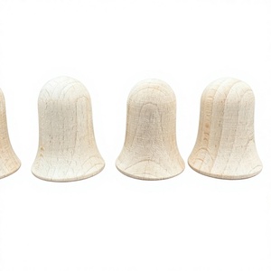 AZ ENTERPRISES AZE-WB026 <b>Wooden</b> Bell Ornament <b>Rustic</b> Style Handcrafted Engraved Christmas Theme High Quality Tabletop Decoration - Product Image 2