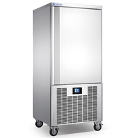 Congelador de Temperatura Ultrabaja de -40 Grados, Bandeja de Tamaño GN para 15 Bandejas, Enfriador Rápido para Restaurante, Congelador Comercial
