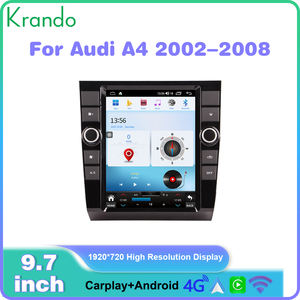 Krando 9.7 "Tesla Style voiture multimédia pour <span class=keywords><strong>Audi</strong></span> A4 <span class=keywords><strong>2002</strong></span> - 2008 Android Auto Radio sans fil Apple Carplay 4G WIFI Playstore - Product Image 3