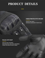 Gants tactiques de combat, de tir et de moto, résistants, en microfibre, imperméables, antidérapants, compatibles avec les écrans tactiles, pour les doigts entiers, OEM et ODM
