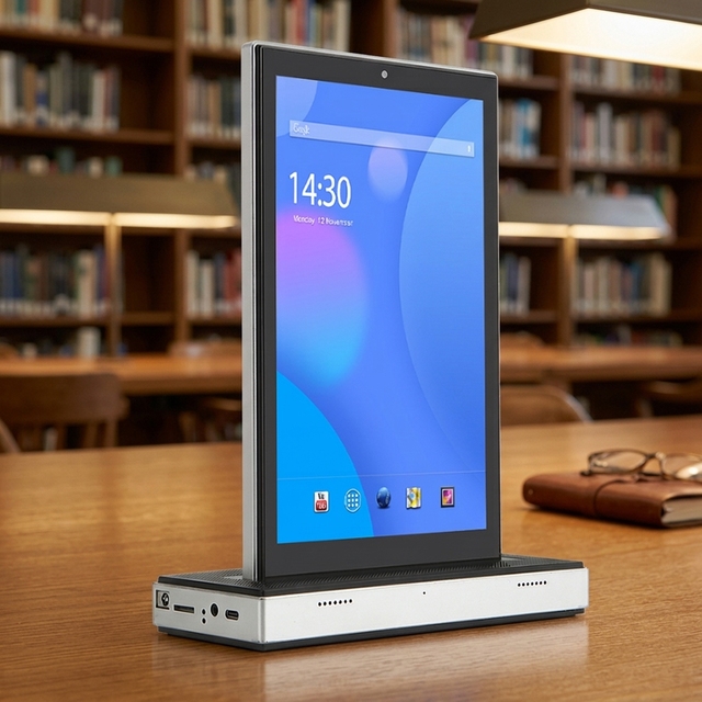 10.1 Inch IPS Android Dual Screen Tablet with RJ45 LAN and USB Ports