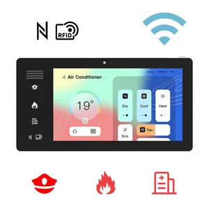 Tableta inteligente para el hogar, tablet con pantalla táctil Android de 8 pulgadas montada en la pared, Tablet PC Poe NFC ZigBee zwave domótica, tablet inteligente