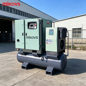 Compresor de Aire de Tornillo Silencioso Todo en Uno MIKOVS de 7.5kW 10HP 11kW 15HP con Secador de Aire - Product Image 3