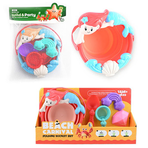 TOMMABO - Juego <span class=keywords><strong>de</strong></span> Juguetes <span class=keywords><strong>de</strong></span> <span class=keywords><strong>Playa</strong></span> <span class=keywords><strong>de</strong></span> Silicona para Niños, Pala para <span class=keywords><strong>Arena</strong></span> y Cubo Plegable para Jugar al Aire Libre en Verano - Product Image 2