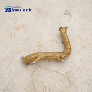 ท่อลงสแตนเลสตรงจากโรงงานสำหรับ Audi A4 A6 A7 2.0T TFSI  แบบ OEM  สำหรับต่อท่อไอเสีย |   โลโก้แบบกำหนดเอง - Product Image 1