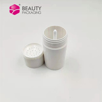 Tube de crème déodorant en plastique blanc personnalisé 50g 1.76oz 60g 2.12oz avec trous sur le dessus pour Lotion de baume solide