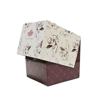 Boîtes cadeaux rigides en carton recyclé, écologiques, avec couvercle à rabat, finition mate, personnalisées, de luxe, avec logo, réutilisables pour les bougies ou les jouets