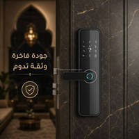 Cerradura de puerta con huella dactilar, WiFi Tuya, control remoto por aplicación, contraseña, tarjeta IC, llave mecánica, aleación de aluminio para puertas de madera y acero