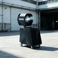 Système de refroidissement par brumisation portable électrique industriel à économie d'énergie pour la logistique et les espaces événementiels