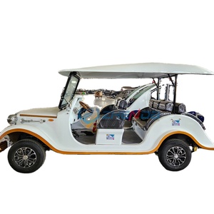 Carro de golf eléctrico clásico retro de baja velocidad para hoteles y resorts, último diseño, superventas - Product Image 1