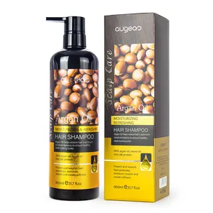 factory price professional hair care products manufacturer Augeas brand wholesale argan oil hair shampoo and conditioner