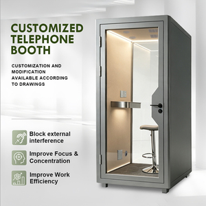 <span class=keywords><strong>Cabine</strong></span> de travail individuelle insonorisée, écologique et de haute qualité, <span class=keywords><strong>cabine</strong></span> téléphonique, pod de bureau - Product Image 3