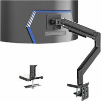 Dudukan Monitor Tunggal untuk Meja, Full Motion Articulating, untuk Layar 13-32 Inch, VESA 100x100, Beban Maksimal 10kg