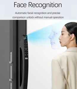 Tuya WiFi Waterproof Smart Door <strong>Lock</strong> with Fingerprint Face Recognition &amp; Camera <strong>for</strong> Wood/Steel Doors - Product Image 5