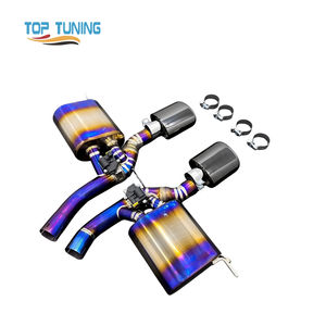 Sistema de Escape Catback de Aleación de Titanio para <span class=keywords><strong>Porsche</strong></span> Cayenne <span class=keywords><strong>Macan</strong></span> <span class=keywords><strong>2.0</strong></span> 3.0 3.6T 4.8 Turbo, Escape Valvetronic con Control Remoto - Product Image 3