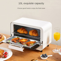 Four électrique de 10l pour la cuisson de petits gâteaux, four multifonctionnel de bureau, Machine à Pizza et à pain, grille-pain 220V