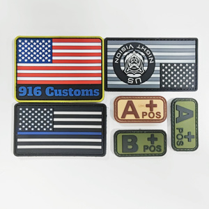 Parches de PVC Personalizados con Velcro, Diseño de Bandera, Bordado, Manualidades, Punto de Cruz y Costura para Tela - Product Image 6