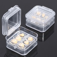 SUNSHING Vente en gros Boîtes dentaires en plastique GPPS avec film de membrane transparent, Boîtes pour couronnes et ponts dentaires avec film de membrane