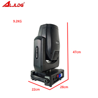 Projecteur à tête mobile de haute qualité 295W, idéal pour les DJ, les discothèques, les concerts, l'éclairage de Noël, prix abordable