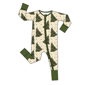 Осенний вязаный комбинезон из бамбукового волокна с принтом, мягкий и удобный, с двусторонней молнией, детская пижама, ODM - Product Image 6