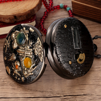 Montre de poche originale série spatiale pour hommes, horloge à chaîne à Quartz pour femmes, montres à collier musical uniques pour Couples, cadeau de collection