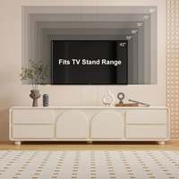 Meuble TV moderne et luxueux, petit meuble en bois pour appartement, combinaison table basse pour salon, également adapté à la chambre à coucher