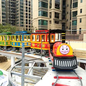 Indoor and outdoor kids rides amusement park funny games mini thomas train for sale
