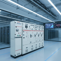 Equipo de Conexión Eléctrica de Media y Alta Tensión Ganzhong, Gabinete de Red Circular de Alta Tensión para Interiores XGN15A-12(SF6) IP66 24kv 50Hz, Aislado por Gas SF6, de Acero Galvanizado