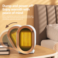 Mini Radiateur Soufflant Électrique Portable Chaleur Hiver PTC 1200W de Haute Qualité 220V pour la Maison