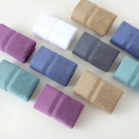 100% Cotton Knitted Solid Color Hotel Towel with Custom Logo Quick-Dry Model 10507