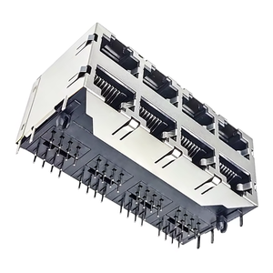 8 p8c Cat5e Cat5 modulo di interfaccia di rete 2x4 Multi-porta schermato Cat6 senza luce LED RJ45 connettore <span class=keywords><strong>Ethernet</strong></span> - Product Image 6
