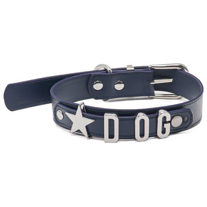 Nouveau collier pour chien en cuir PU, motif dessin animé, lettres personnalisées, boucle réglable, collier pour animal de compagnie en métal - Product Image 2