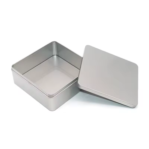 Caja de Metal Personalizada con Impresión para Baklava, Envase Rectangular de Metal para Galletas de Chocolate, en Oferta - Product Image 3