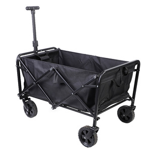 New Picnic Folding Multipurpose Utility Outdoor Camping Garden Cart <b>Trolley</b> <b>Foldable</b> <b>Trolley</b> Beach Wagon Hand Cart with Wheels - Product Image 6
