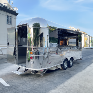 Chariot de cuisine mobile extérieur en acier inoxydable pour snacks, camion de concession, remorque de restauration rapide avec certification CE - Product Image 1