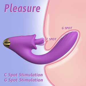 Vibrateur de luxe étanche pour stimulation orale, 9 vitesses, moteur silencieux, masseur de point G pour couples - Product Image 1