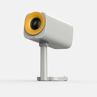 Nouveau modèle 2025, système Android 12, mise au point manuelle, support télescopique, mini projecteur portable avec CRT
