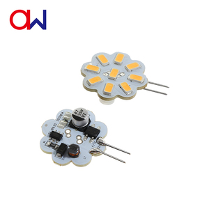 Ampoule LED G4 2W 9 SMD Bi-Pin 12V DC en forme de fleur, remplacement halogène pour lustre en cristal, éclairage mural, armoire, miroir - Product Image 3