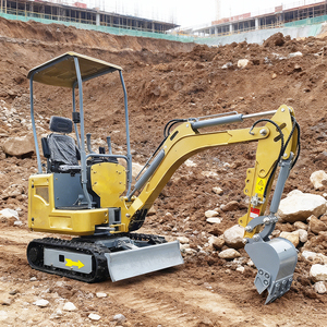 Nuovo Mini Escavatore da 1 Tonnellata con Cingoli in Gomma, Nessun Danno al Prato, Perfetto per il Paesaggismo del Cortile - Product Image 6