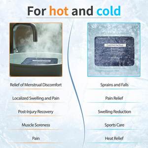Cold and Hot Gel <b>Packs</b> for Pain Relief Ice <b>Packs</b> Reusable Blue Cold <b>Packs</b> for Swelling, Bruises, Injuries, Surgeries, Toothaches - Product Image 2