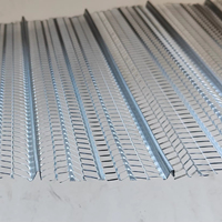 Grillage nervuré galvanisé pour stuc, treillis métallique expansé G60 G90, matériaux de construction pour travaux de plâtrage